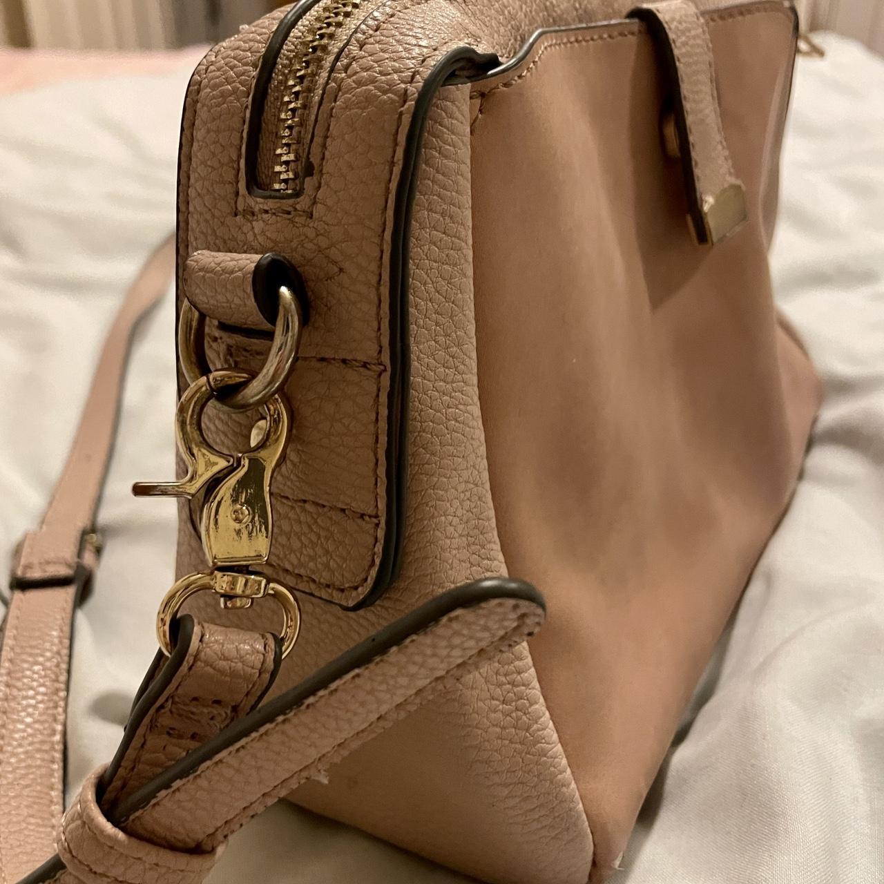 Blush pink bag with lots of space to fit your... Depop