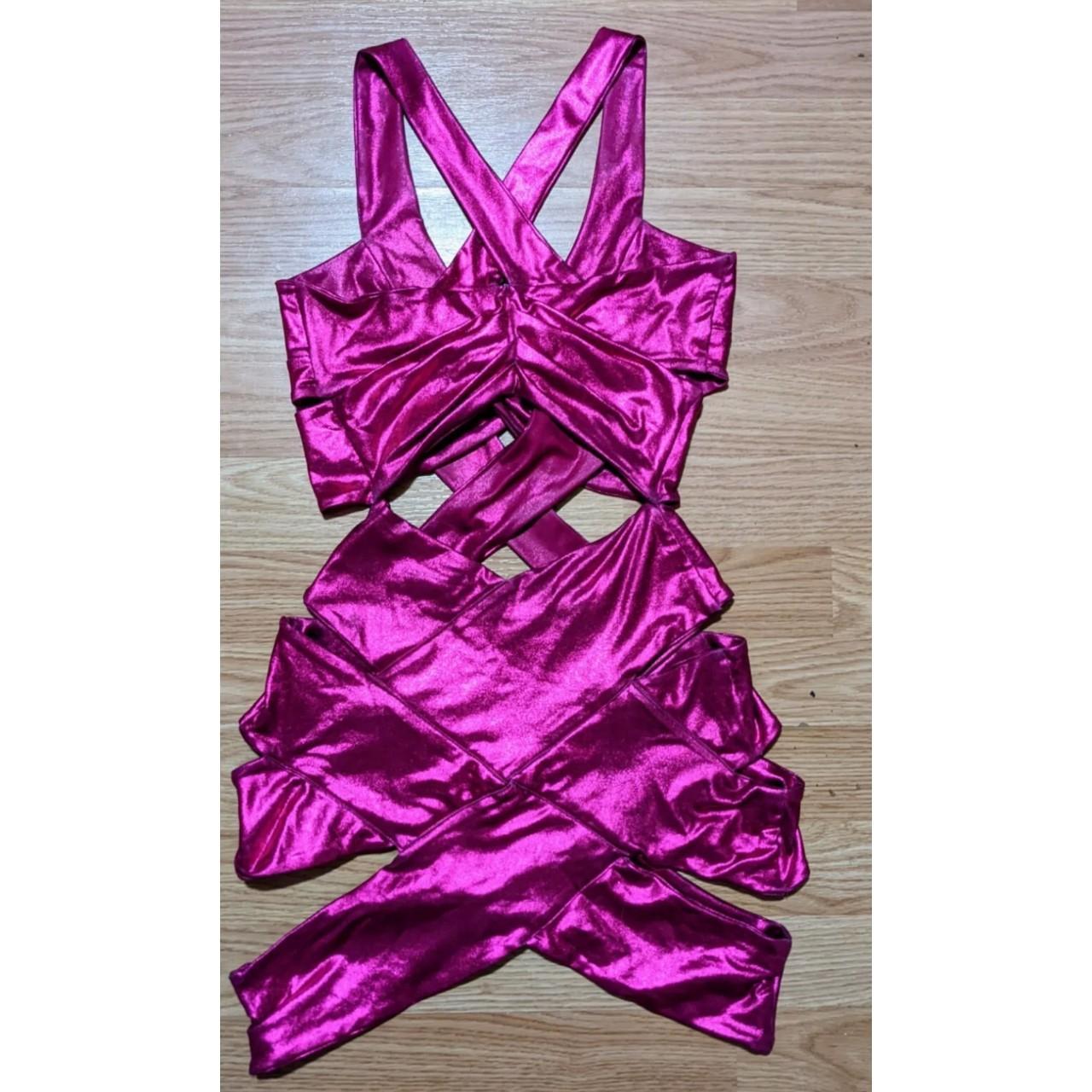 from-grayscale-hot-pink-dress-s-bodycon-sexy-club-depop