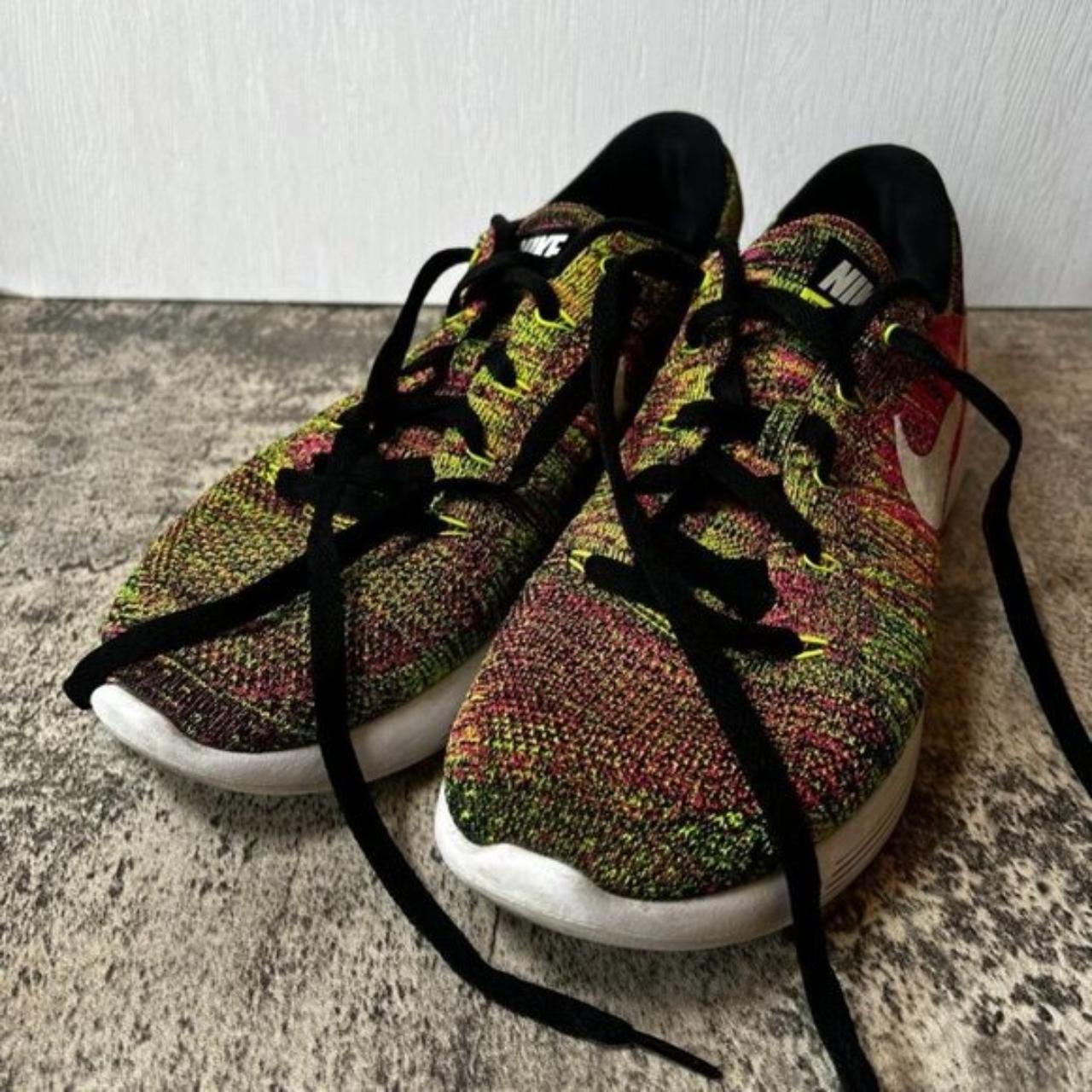 NIKE LUNARLON LOW FLYKNIT OC MULTI COLOR. Depop