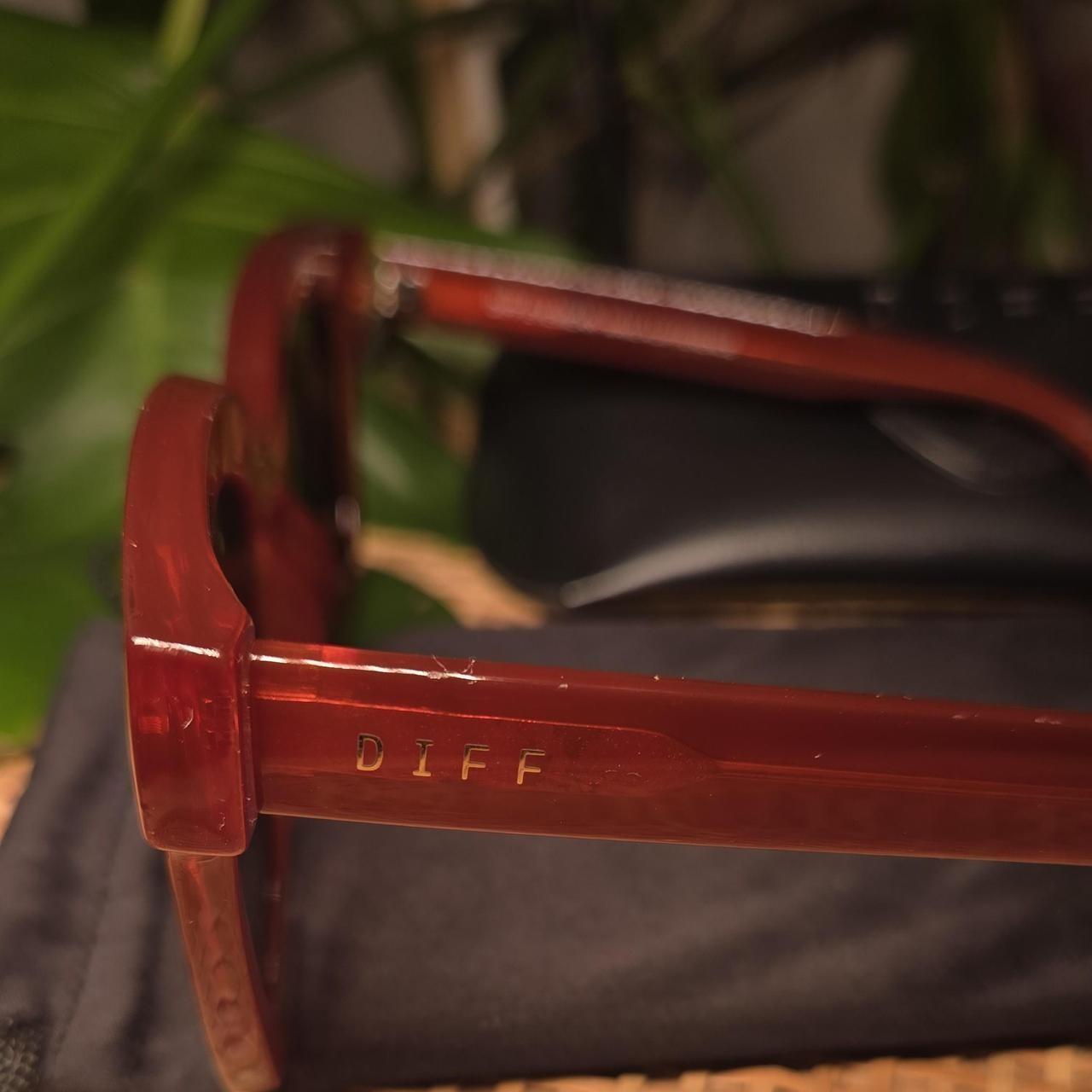 DIFF Women's Sunglasses - Brown/Burgundy – Diff N… - image 4