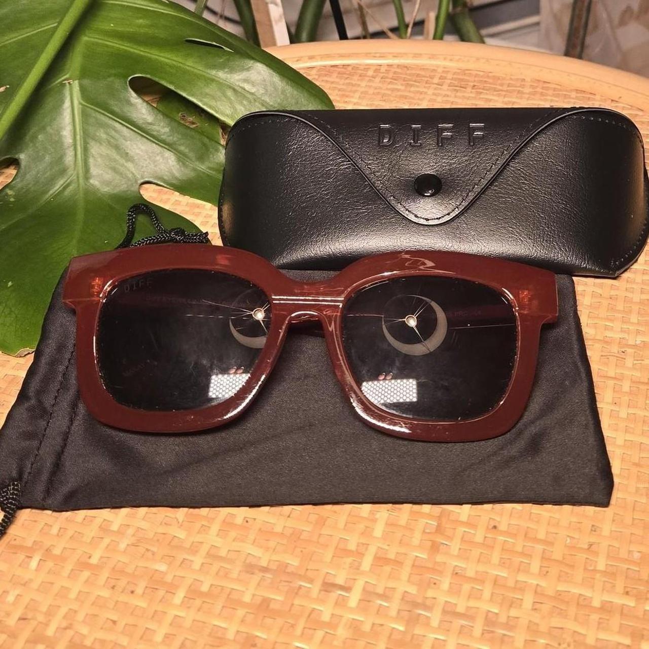 DIFF Women's Sunglasses - Brown/Burgundy – Diff N… - image 5