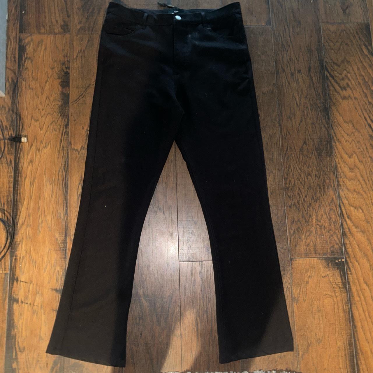 black flare jeans size 32 - Depop