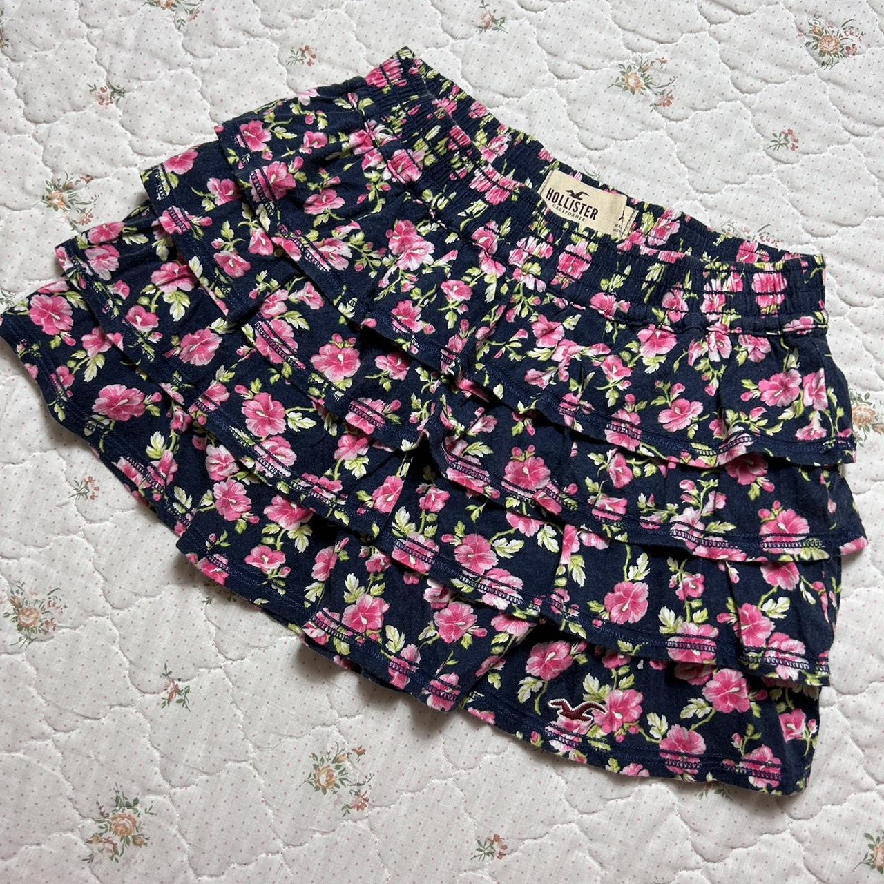 hollister ruffle dress