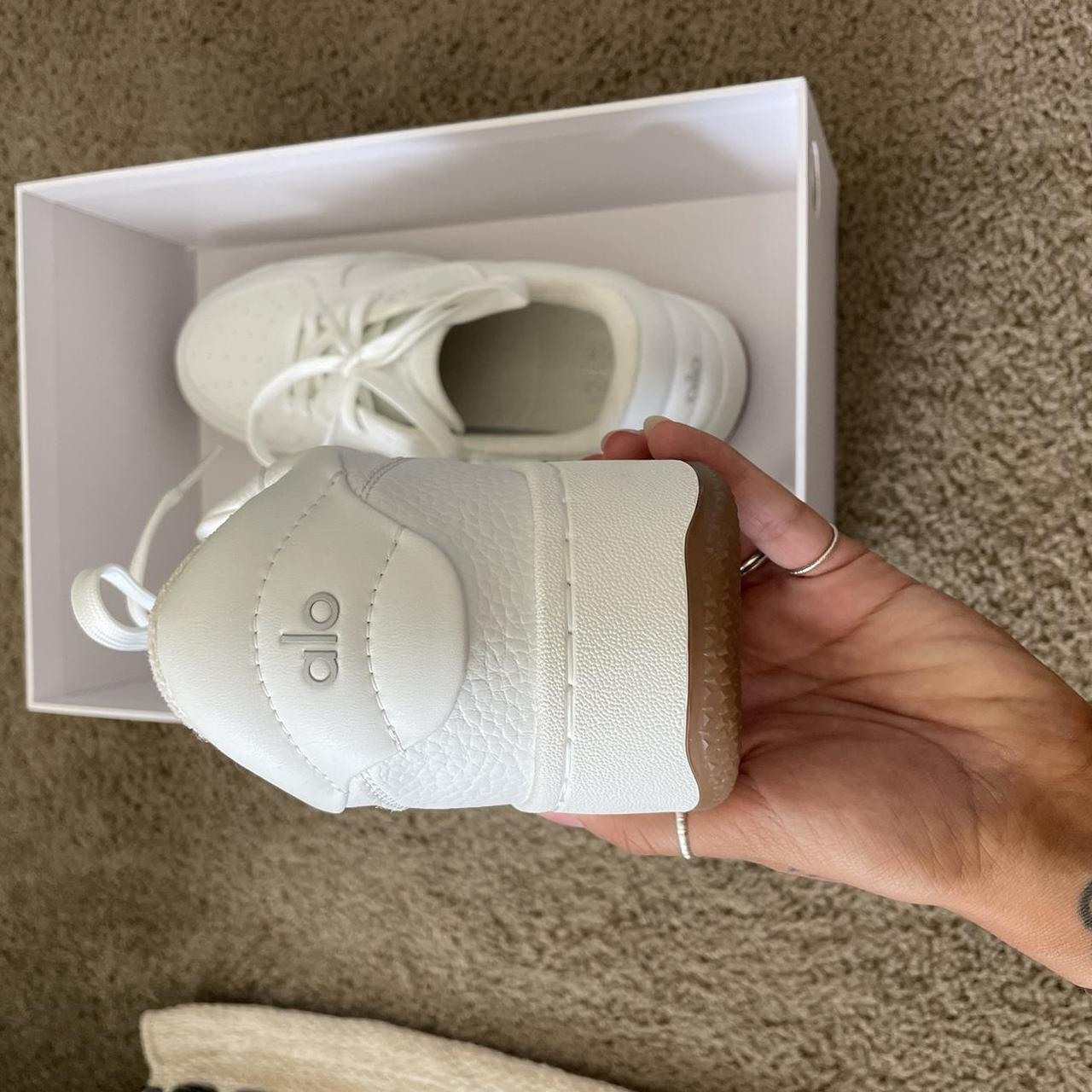 brand new Alo sneakers in the color white. Bought | Depop