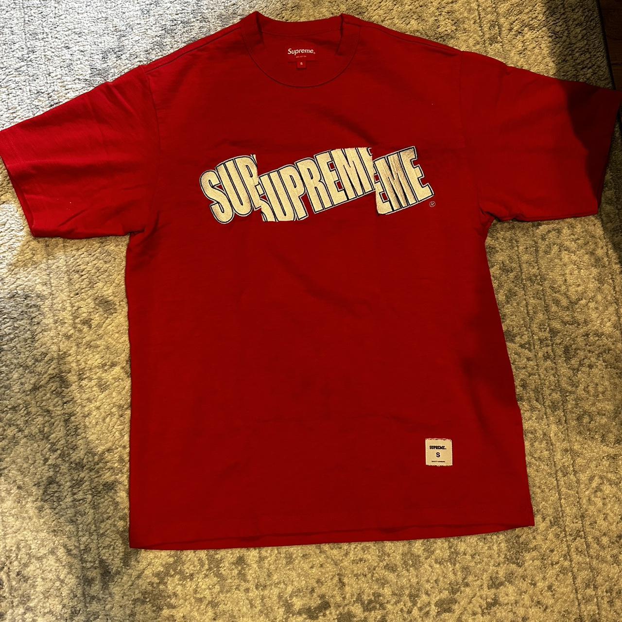 Supreme Banner Tee Size xl - Depop