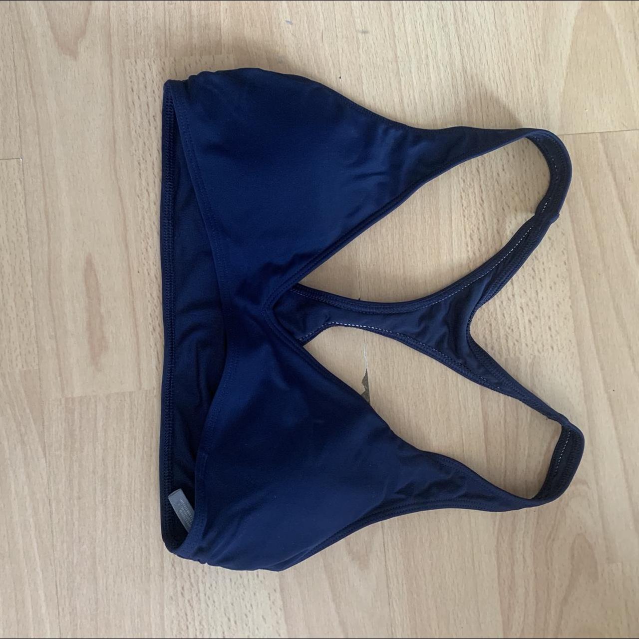 Aerie Women's Navy Bikiniandtankinitops Depop