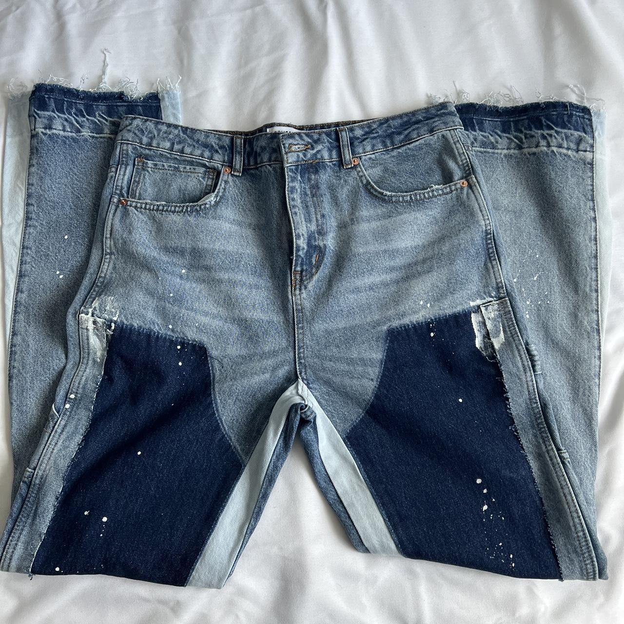 FLARE DENIM - LIGHT STONE Reputation Studios Brand... - Depop