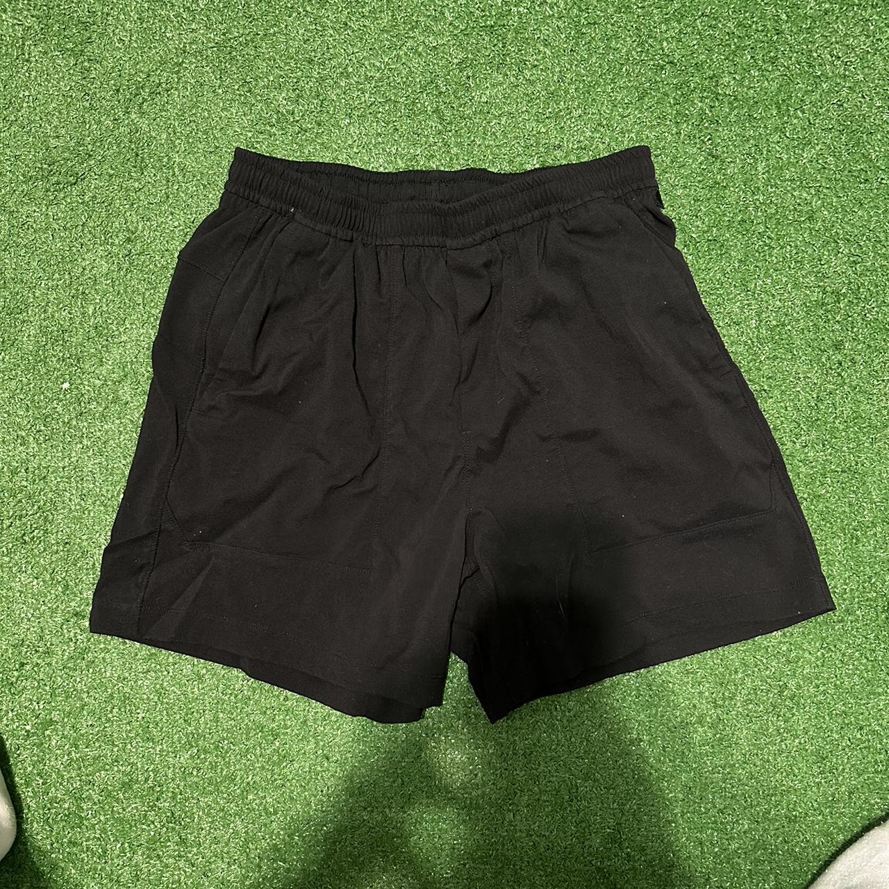 Men’s black lululemon shorts! These are size small... - Depop