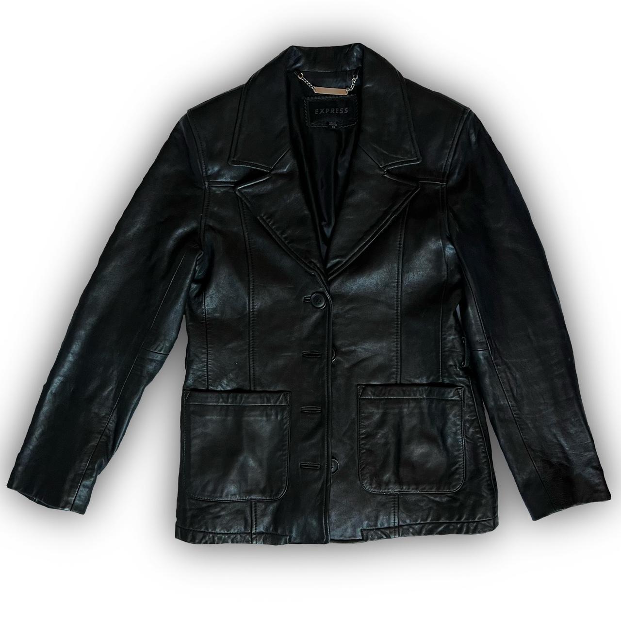 express leather jacket men