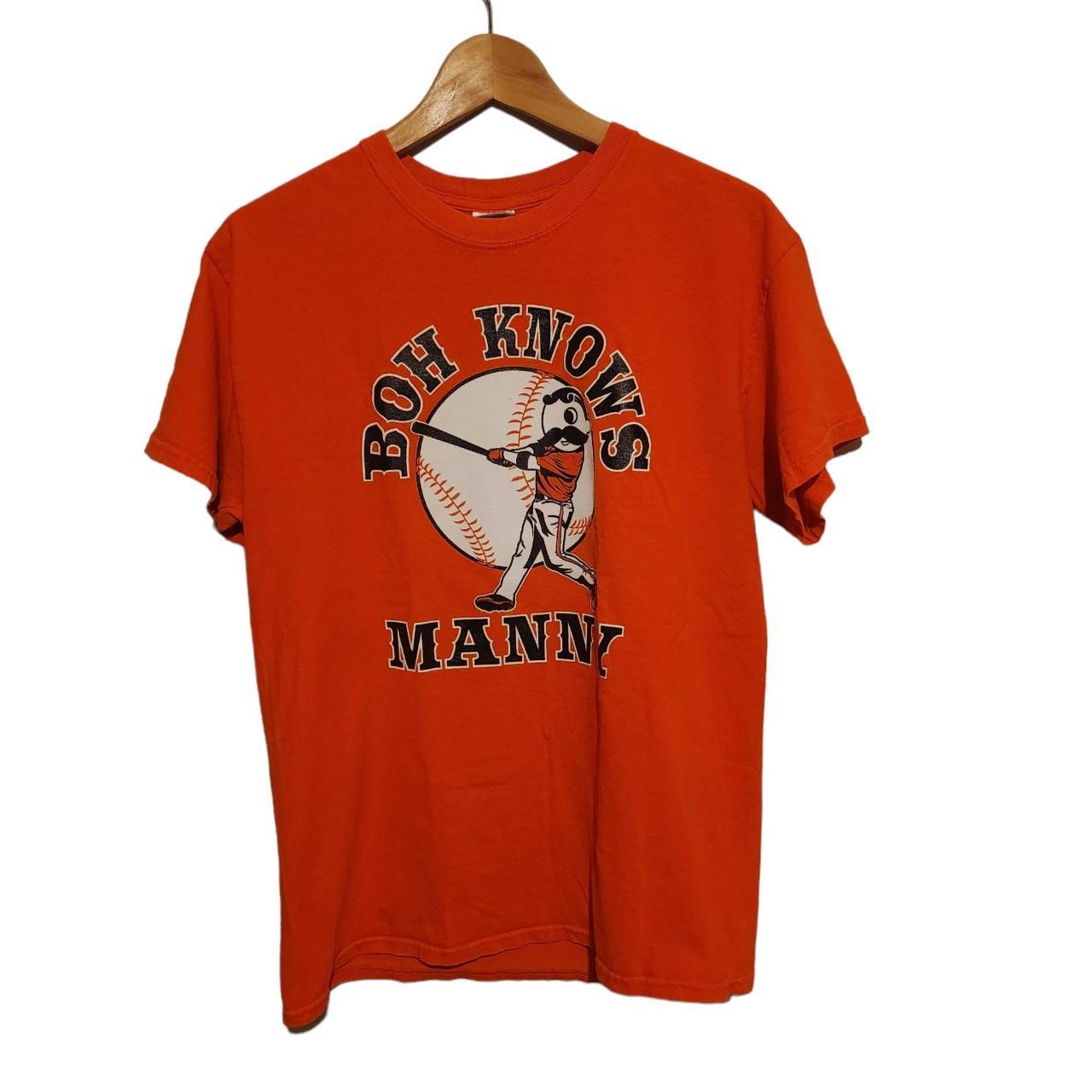 MLB Men's T-Shirt - Orange - M