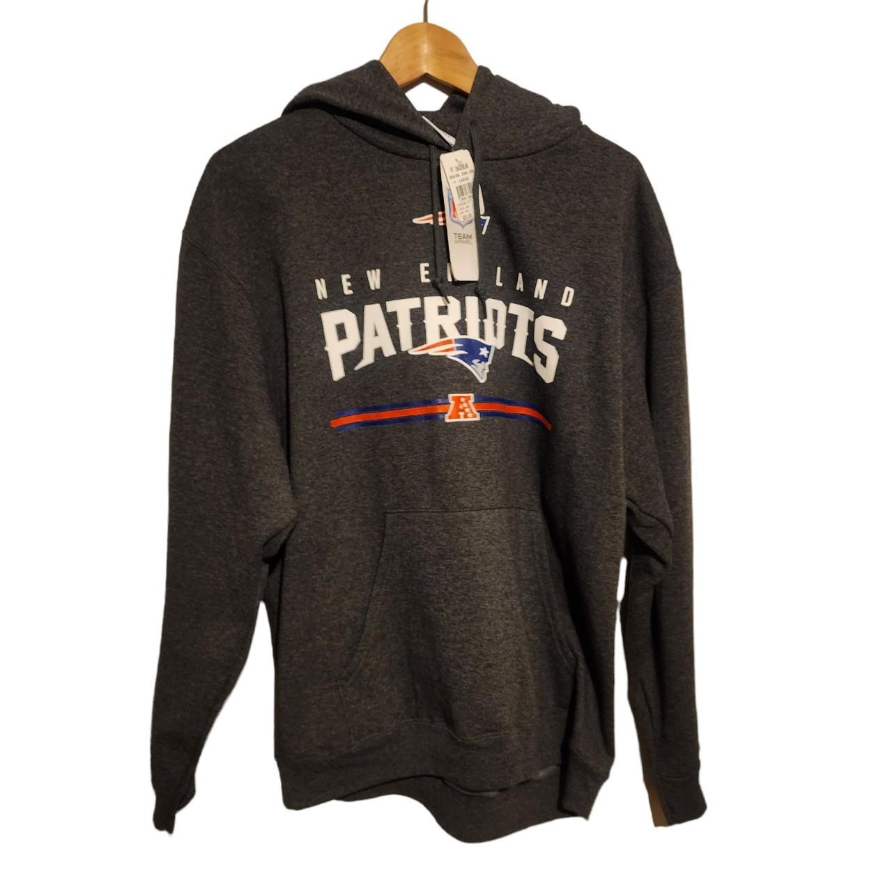 Vintage New England Patriots Embroidered Hoodie Sweatshirt 