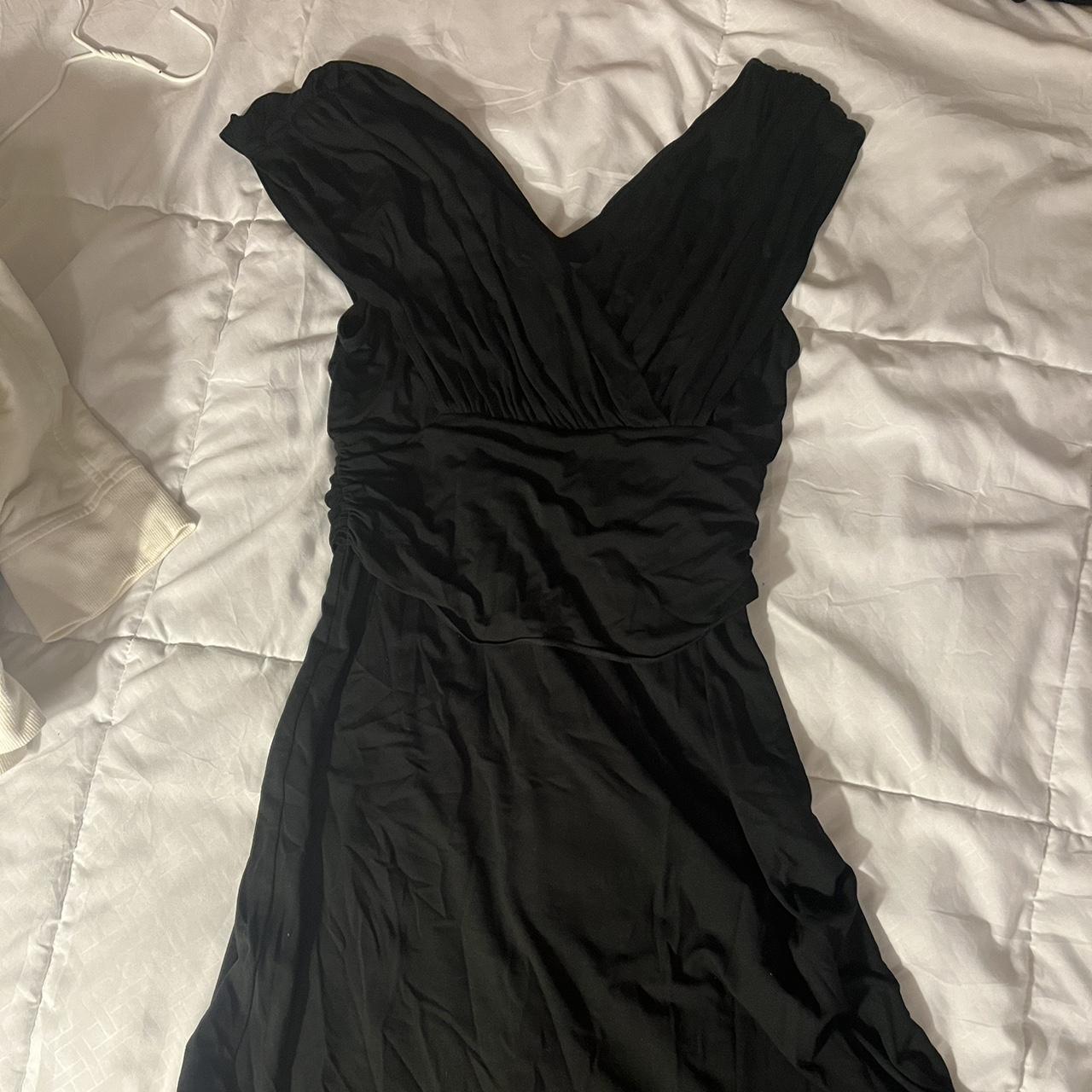 Tommy Bahama Women's Black Dress | Depop