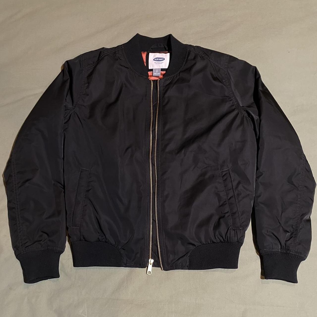 Bomber jacket NWOT salmon color silk lining Depop