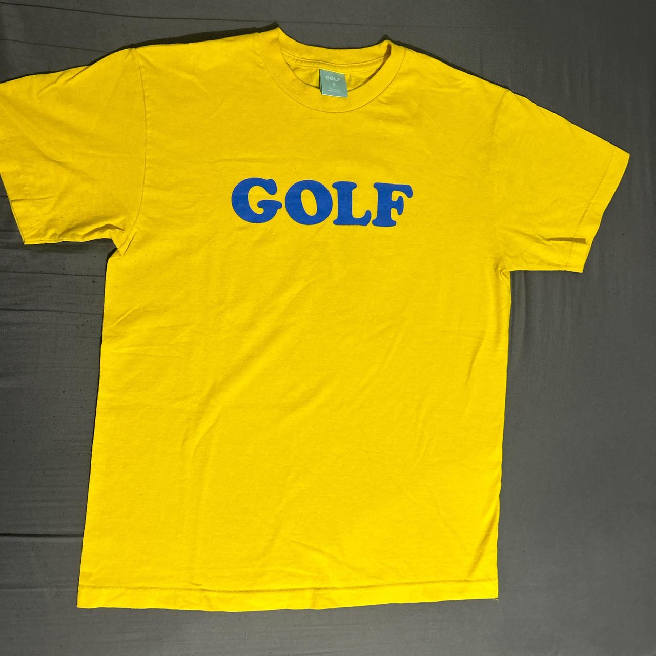 GOLF WANG Quick Tシャツ ロゴ 半袖 Black Yellow 送料込み GOLF WANG(ゴルフワン) Tシャツ・カットソー(メンズ) - 海外通販