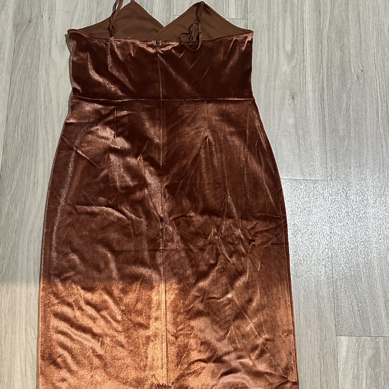 Lulus Women's Dress - Brown/Orange - XL – Brunt R… - image 2