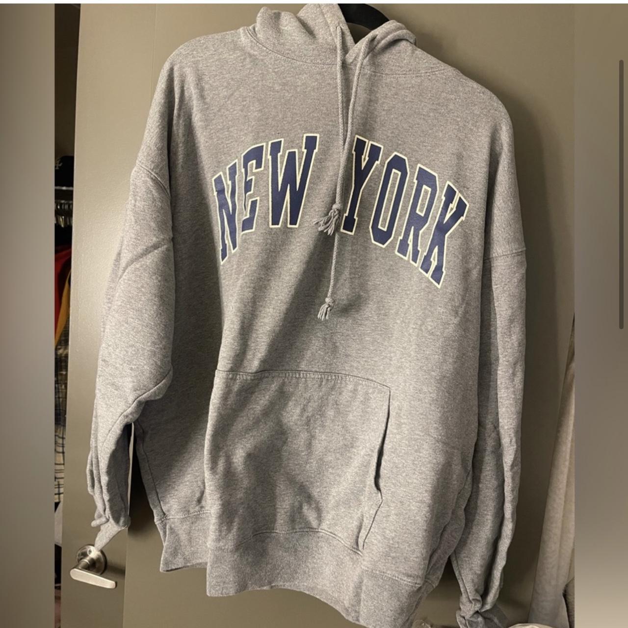 brandy melville oversized new york hoodie - Depop