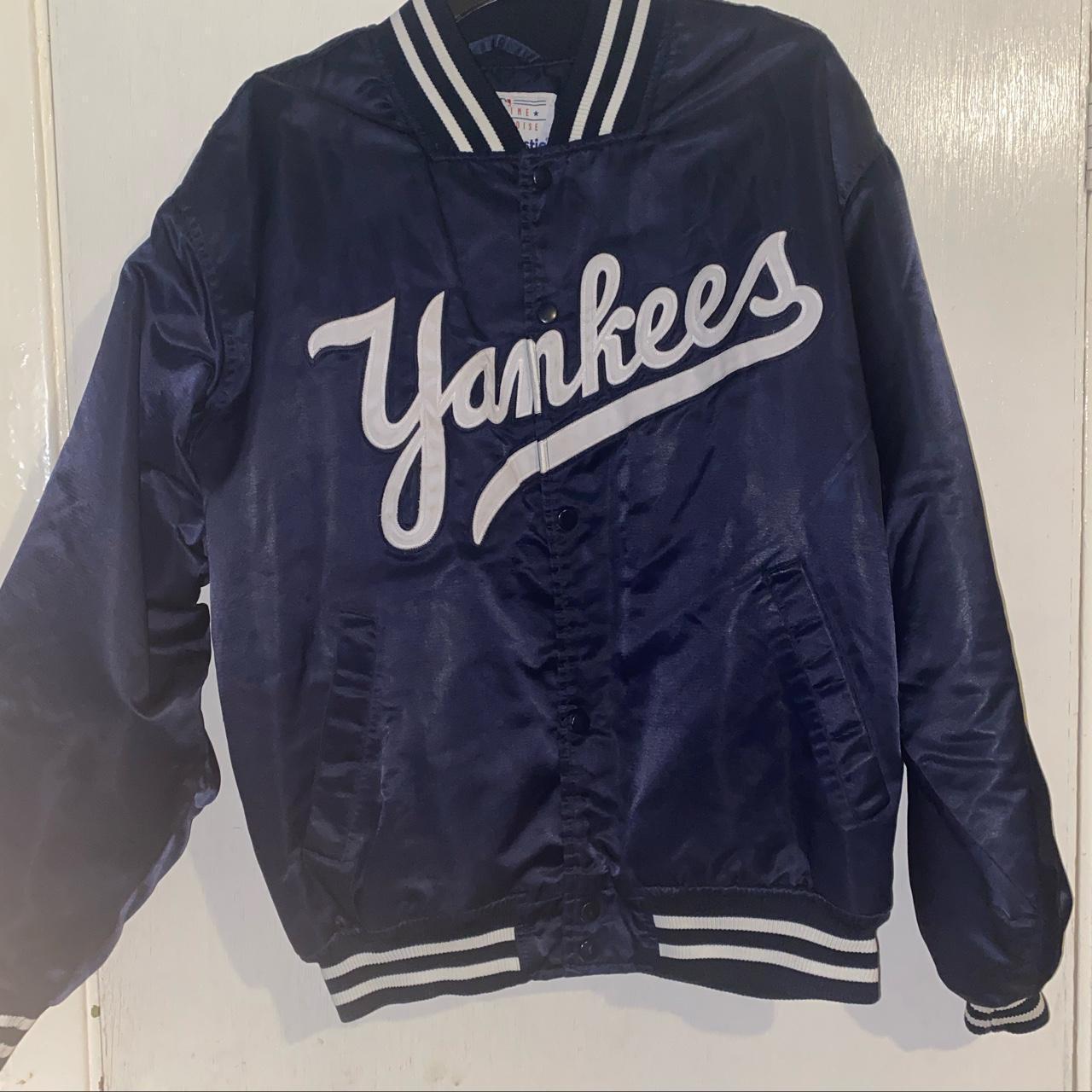 Majestic New York Yankees Varsity Jacket Green - Depop