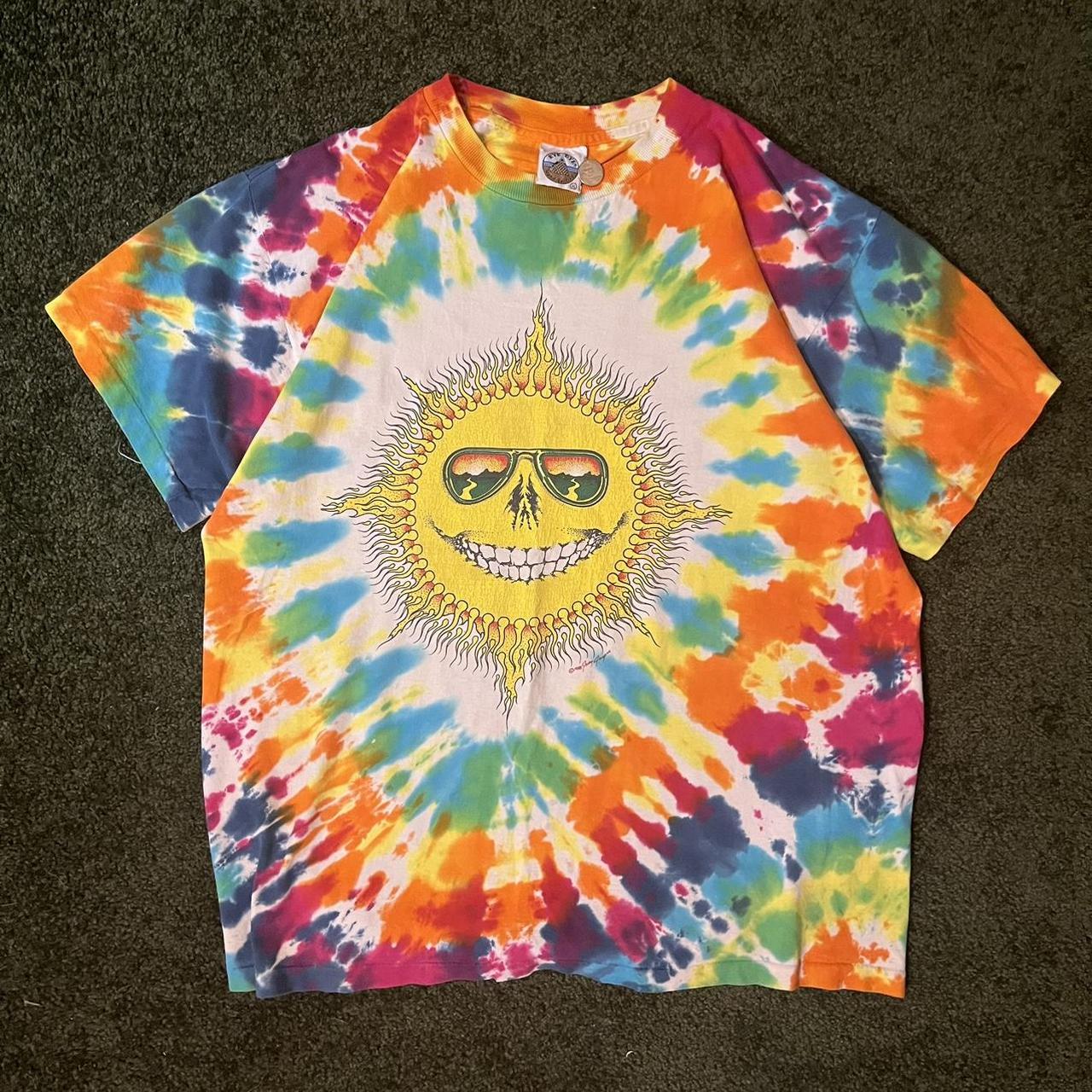 💥Vintage 1988 Grateful Dead Sun and Moon AOP graphic... - Depop