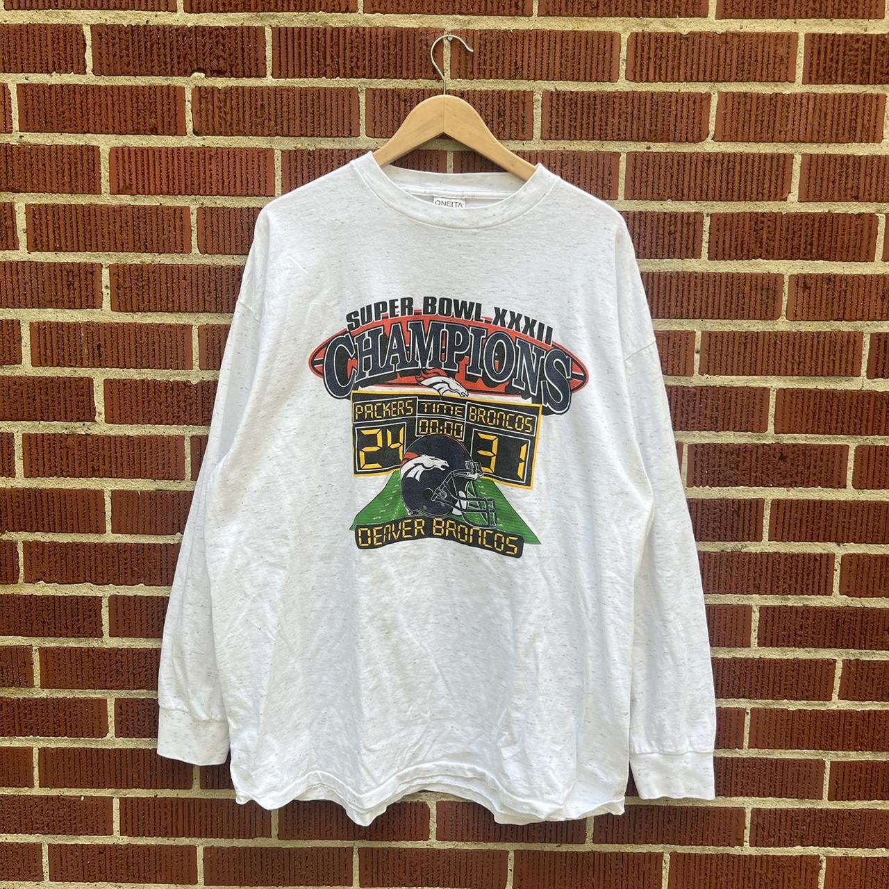 Super Bowl XXXII Packers VS Broncos White Shirt – Laundry