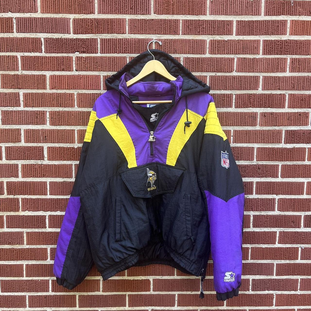 Vintage Minnesota Vikings Starter Pullover - Depop