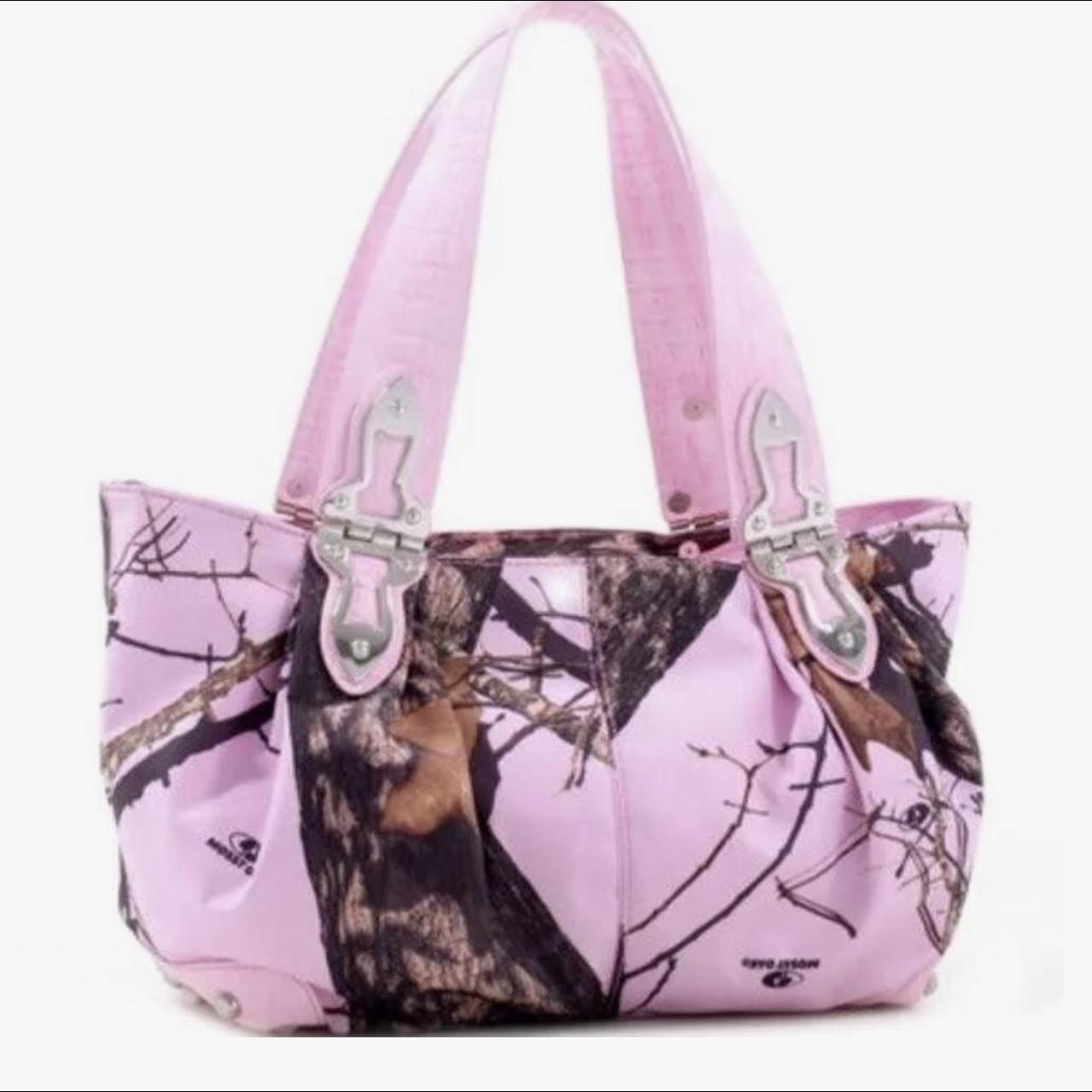 Western Style Camouflage Concealed Carry Purse Buckle Country Studs Women  Handbag Shoulder Bag Wallet Set Purple | Wish