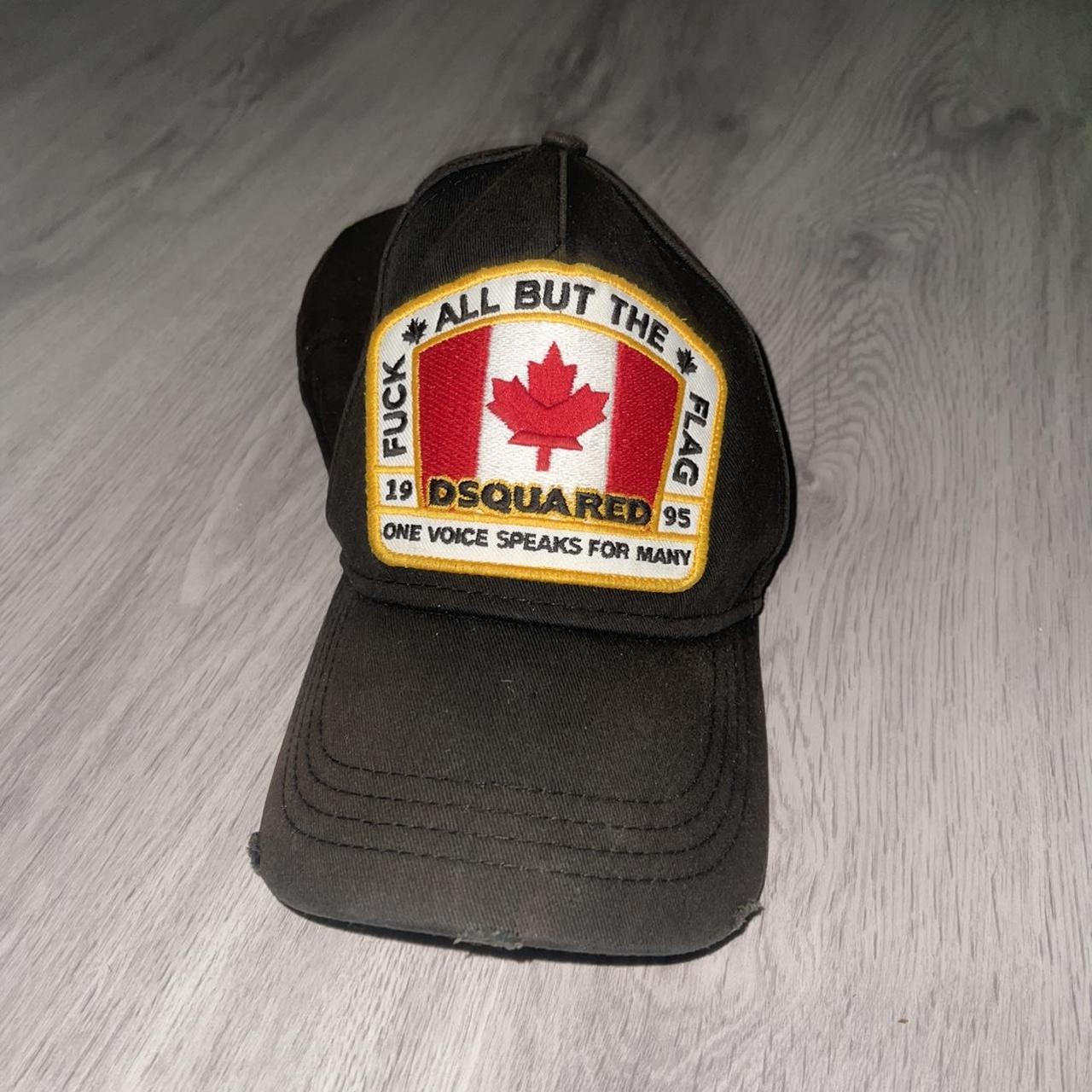 Black Dsquared hat #dsquared #cap #canada #back #red - Depop
