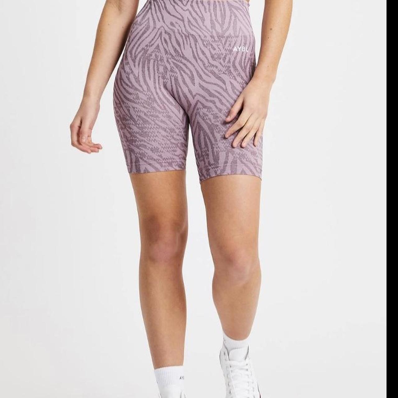 AYBL mauve lilac evolve animal seamless shorts Depop - Main Image