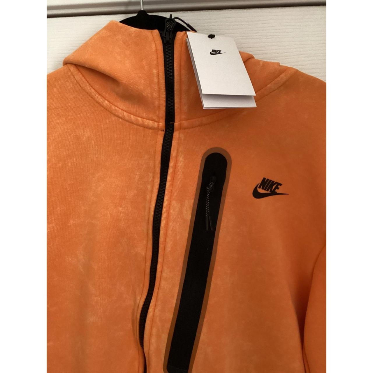 Nike Men S Orange Hoodie Depop