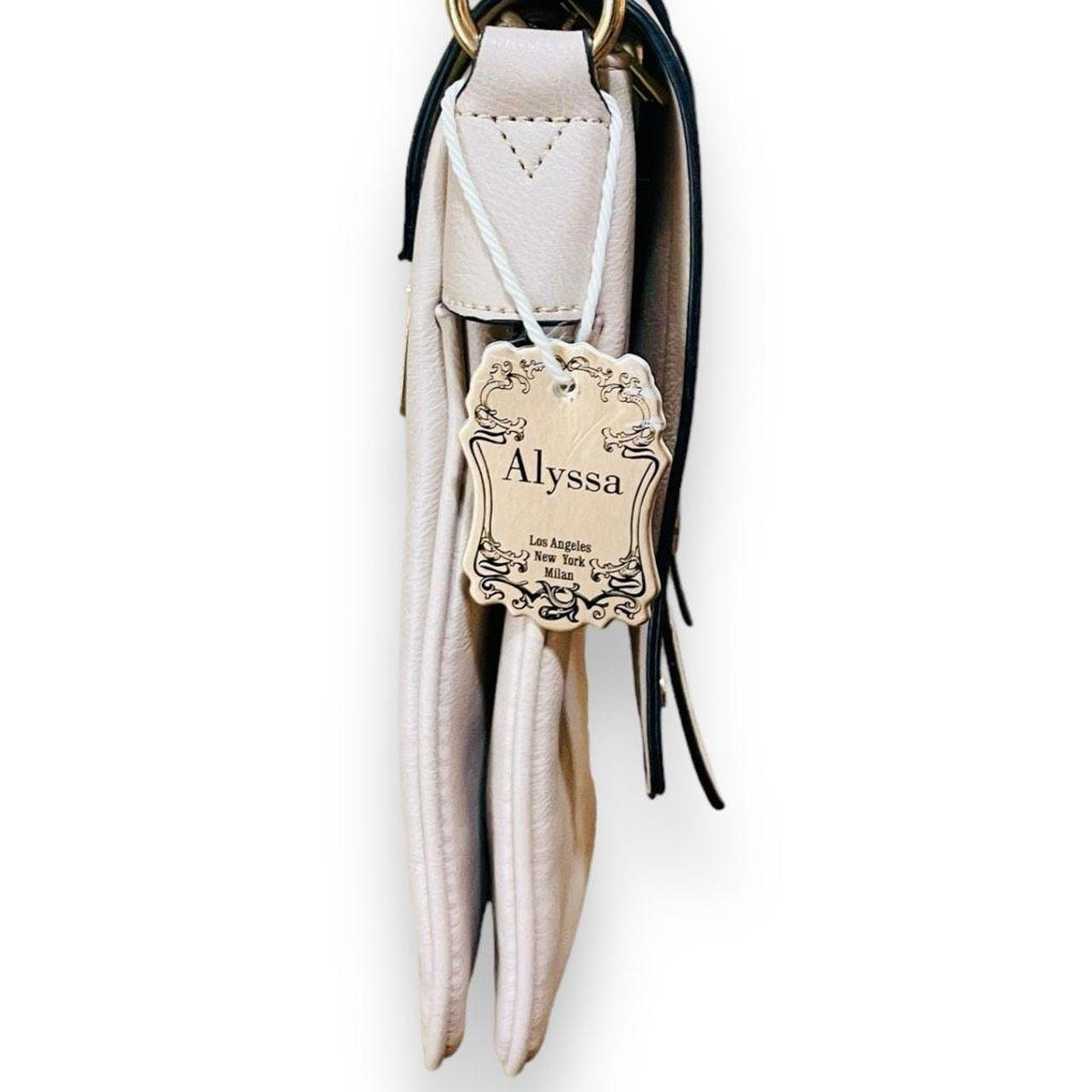 ALYSSA Vegan Crossbody Bag Purse NEW Flap and