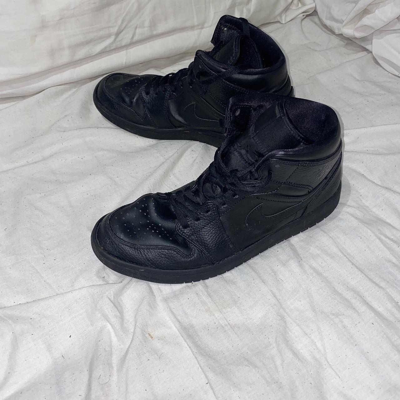 Jordan Men's Black Trainers | Depop