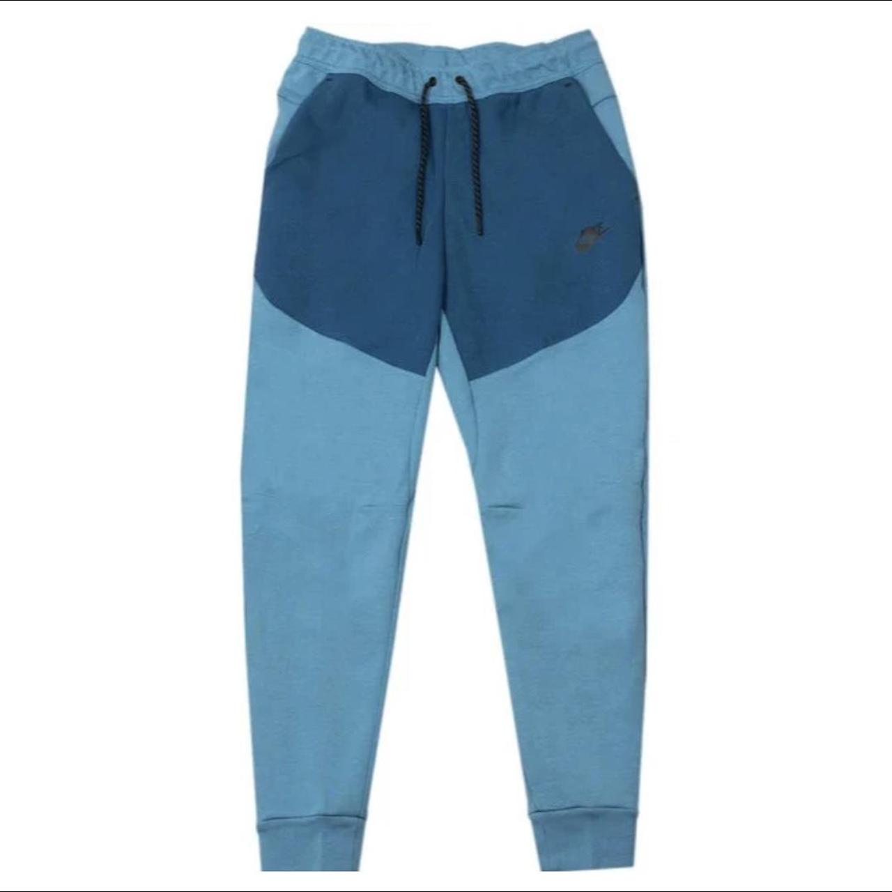 Dutch Blue Nike Tech Fleece Tracksuit Pants Size -... - Depop
