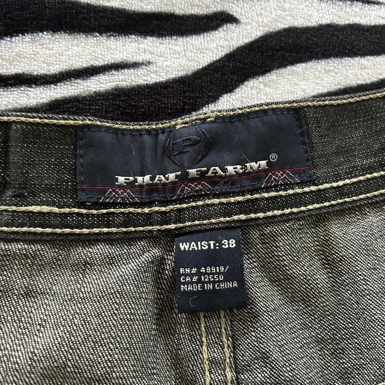 Crazy Rare Y2k Vintage Phat Farm Baggy Jorts Msg Me Depop 9173