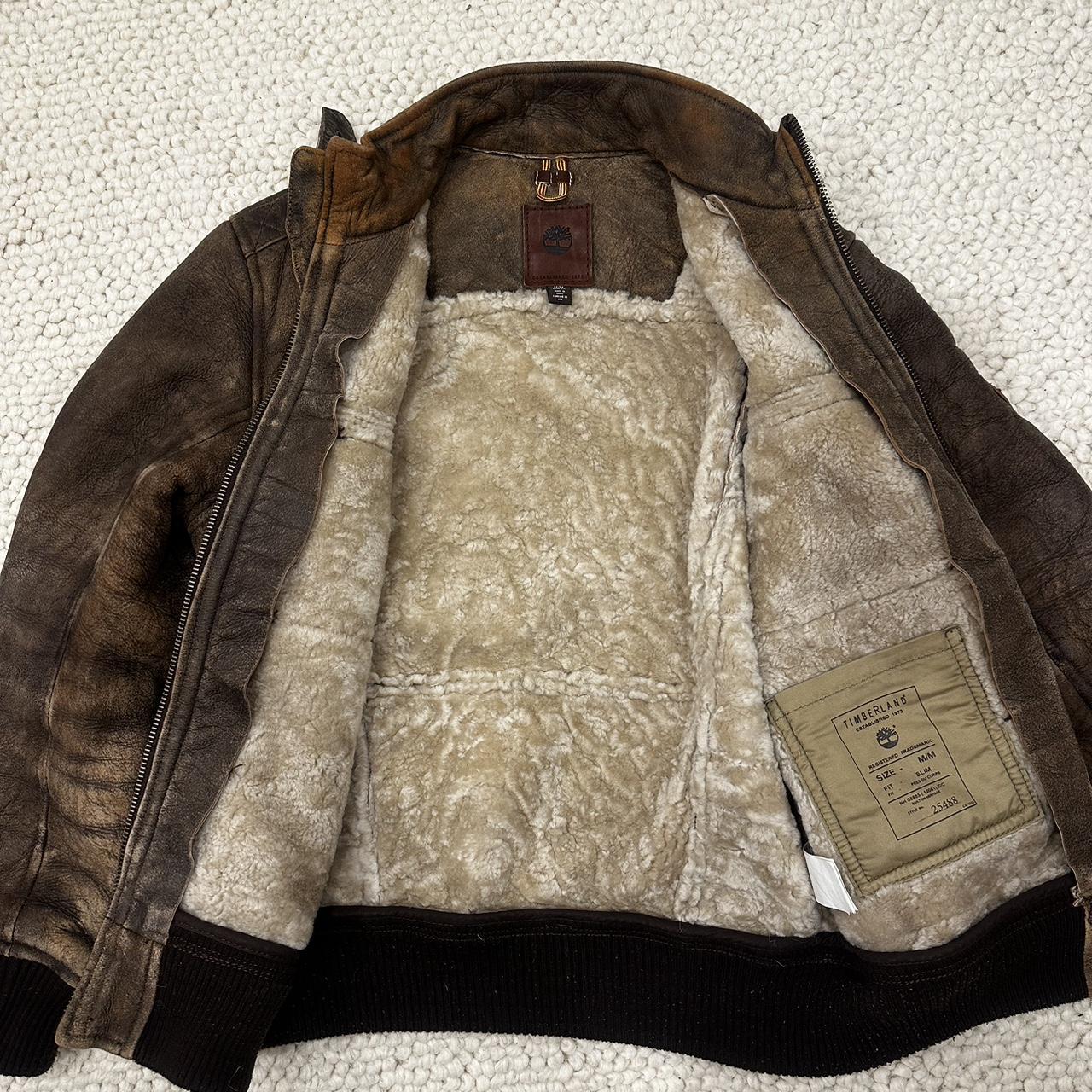 Timberland on sale sheepskin jacket