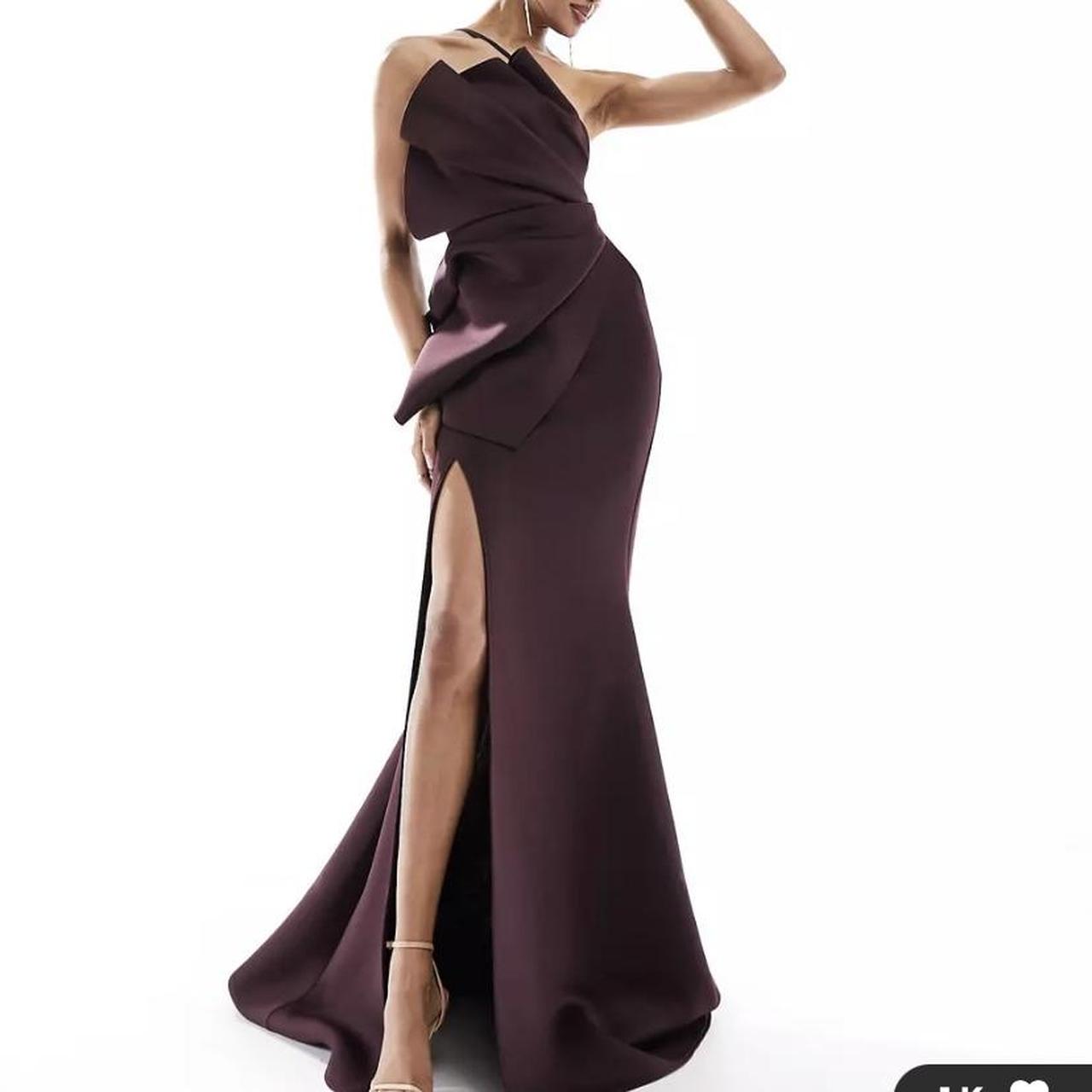 ASOS DESIGN Tall bandeau premium fan detail Depop