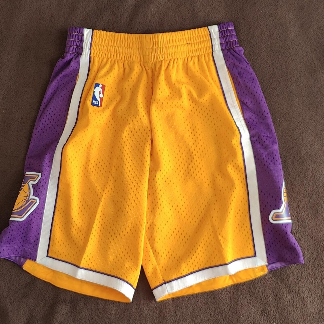 🟡🟣Mitchell & Ness NBA LA Lakers Basketball Jersey... - Depop