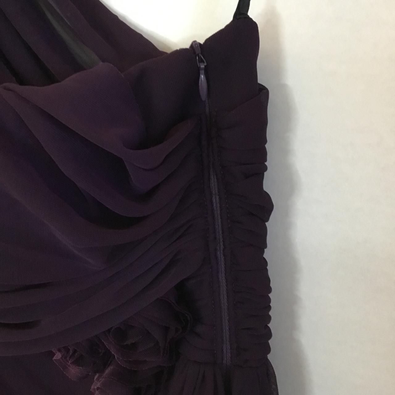 STYLE: Plum Off One Shoulder Long Evening Gown Besty... - Depop