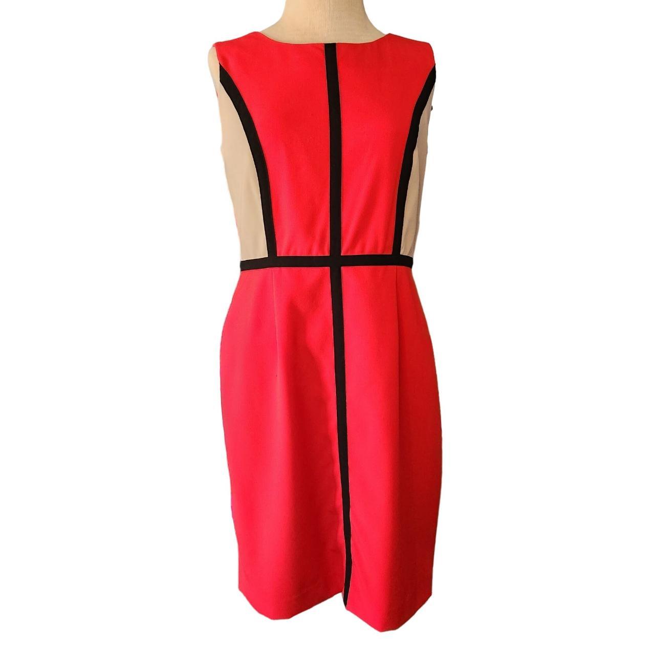 Calvin klein women's sleeveless color block sheath dress online