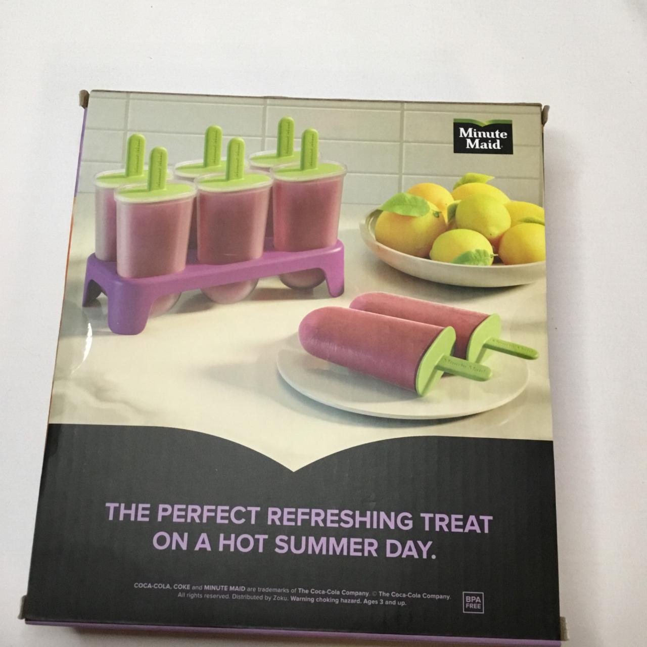 Minute Maid Ice Pop Molds Makes 6 Ice Pops Green... Depop