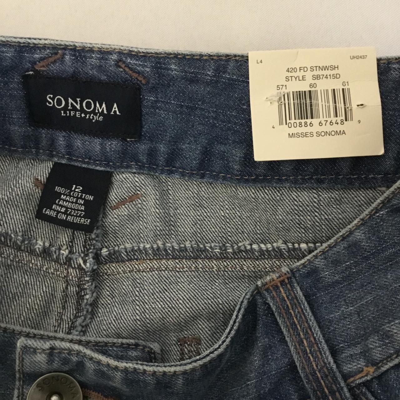 New with Tags Sonoma Jean Shorts Ladies Size... - Depop
