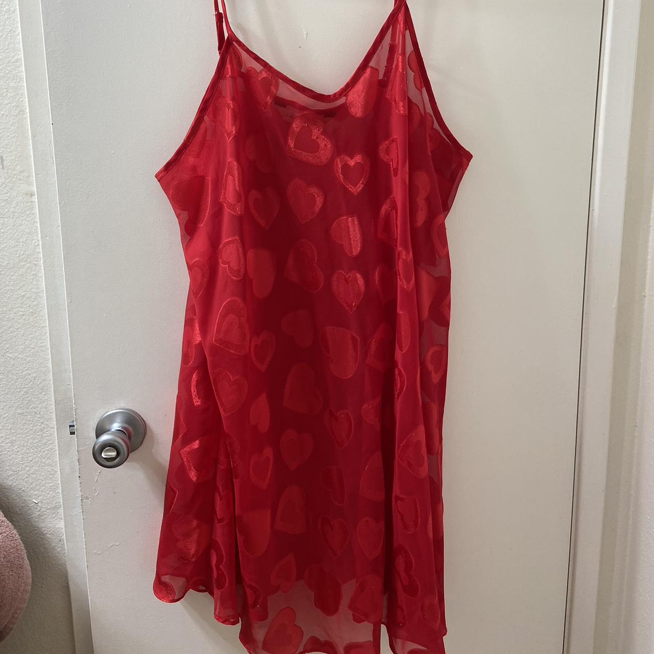 Lane Bryant Sheer Night Slip Dress Size 22 24 Heart Depop