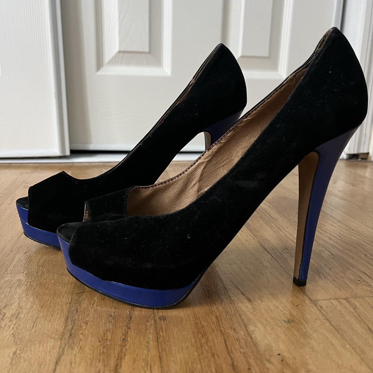 Aldo navy blue clearance heels