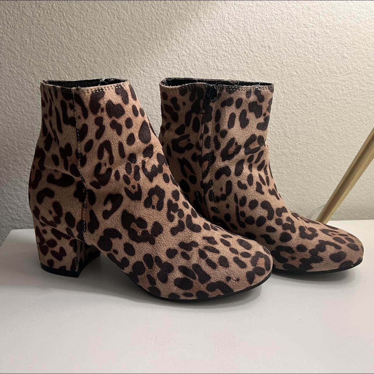 Time and tru sales leopard boots