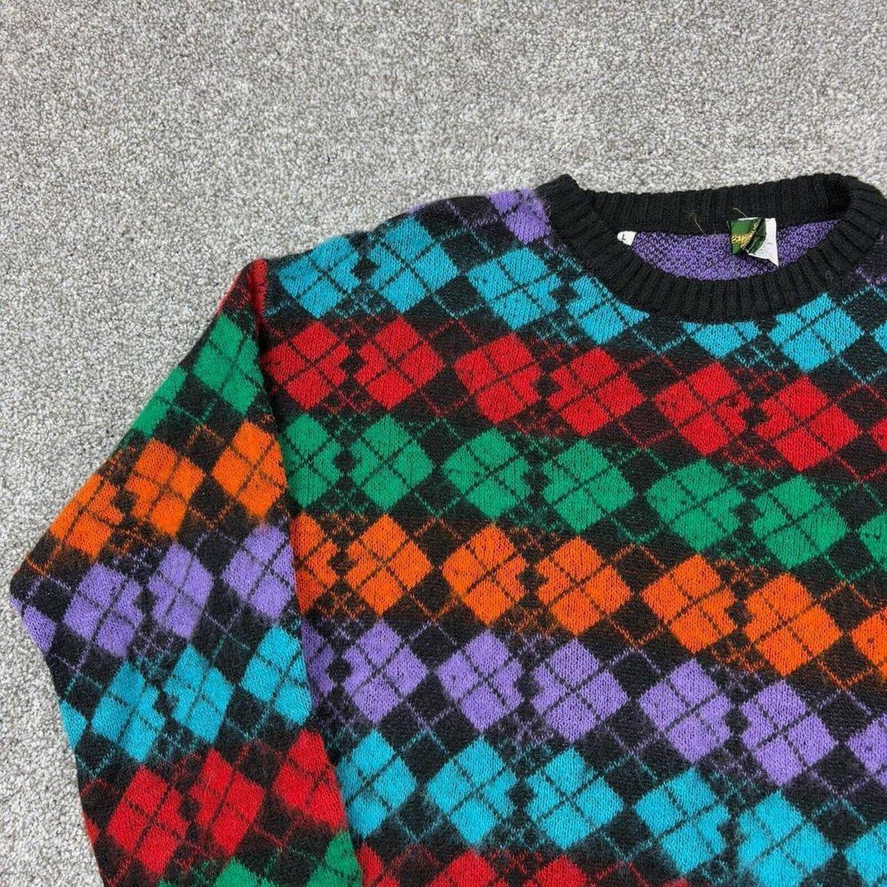 Men's Sweater - Multi - L – Vintage Boundary Wate… - image 2