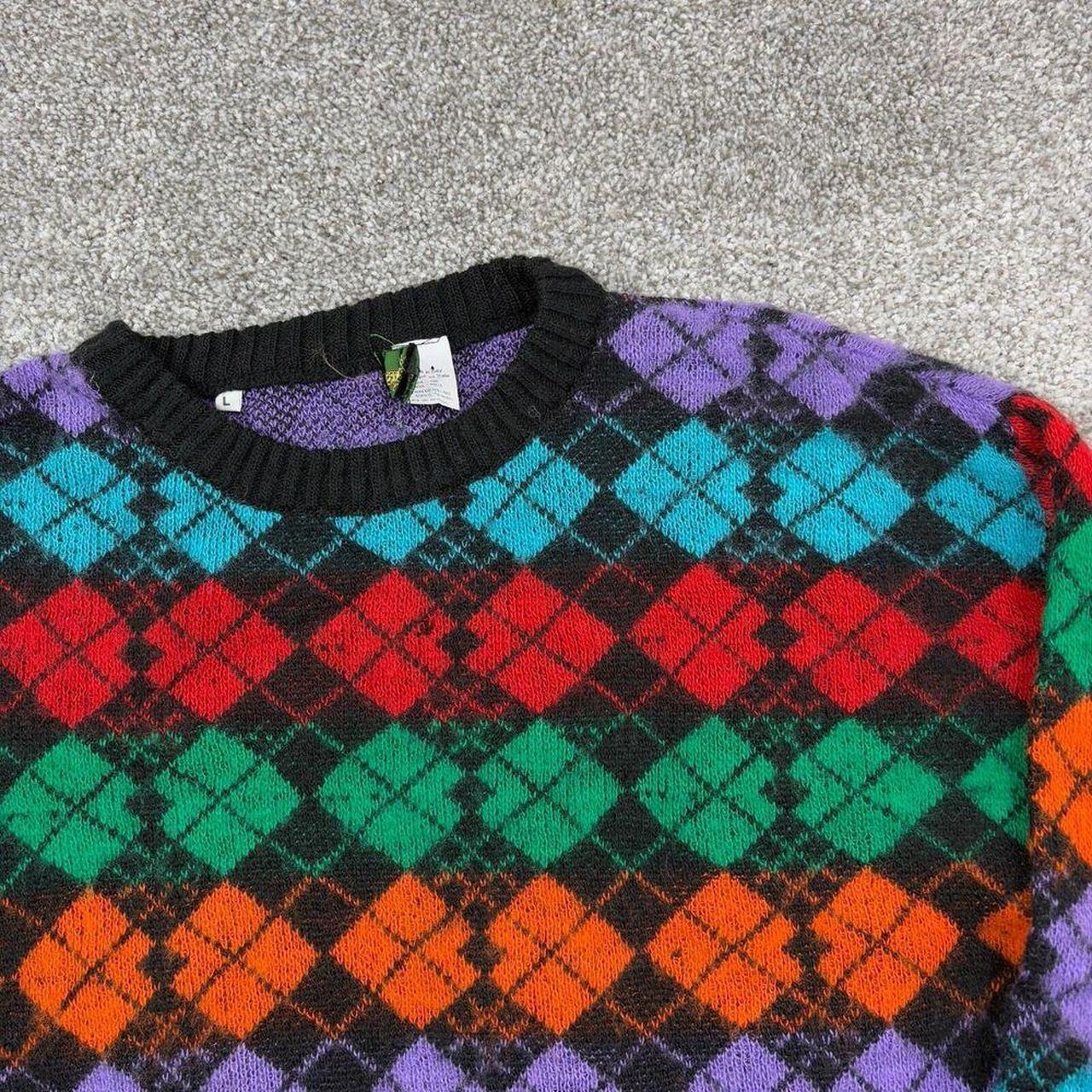 Men's Sweater - Multi - L – Vintage Boundary Wate… - image 4