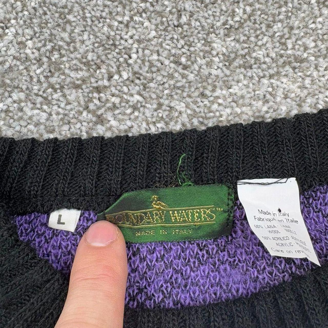 Men's Sweater - Multi - L – Vintage Boundary Wate… - image 5