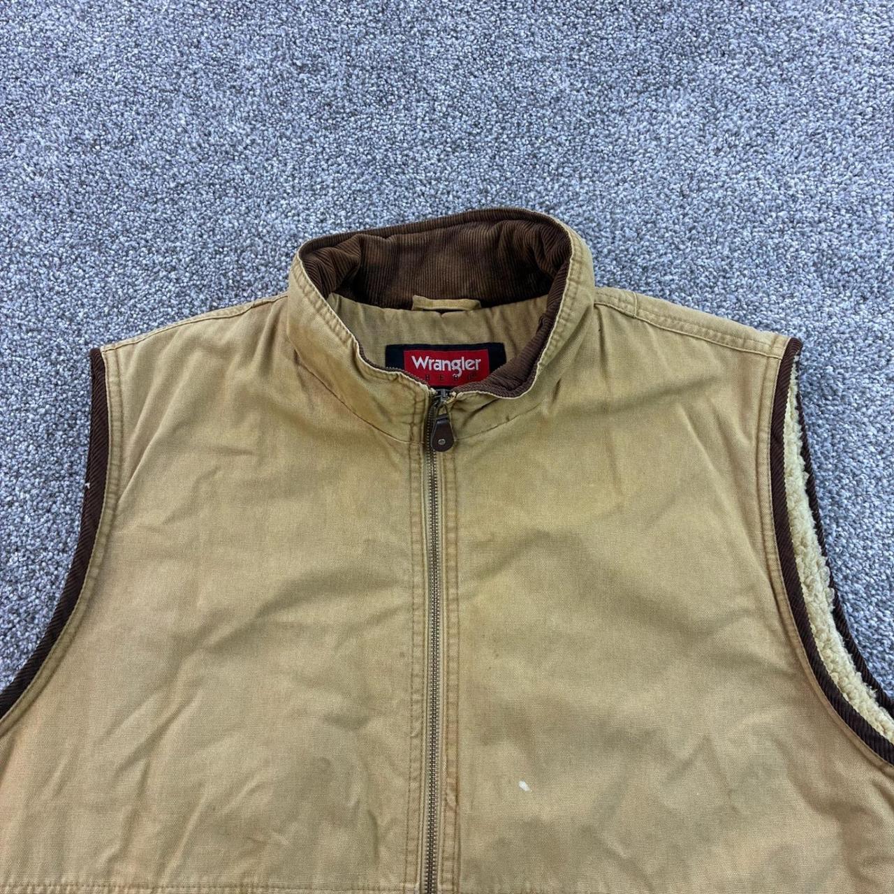 Wrangler Men's Vest - Tan/Brown - XL – Wrangler H… - image 2