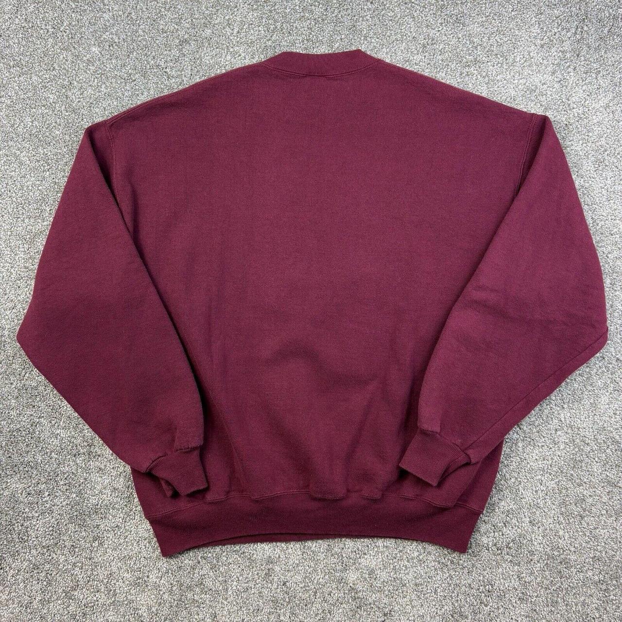 Jerzees Men's Sweatshirt - Red - XL – Vintage Wol… - image 4