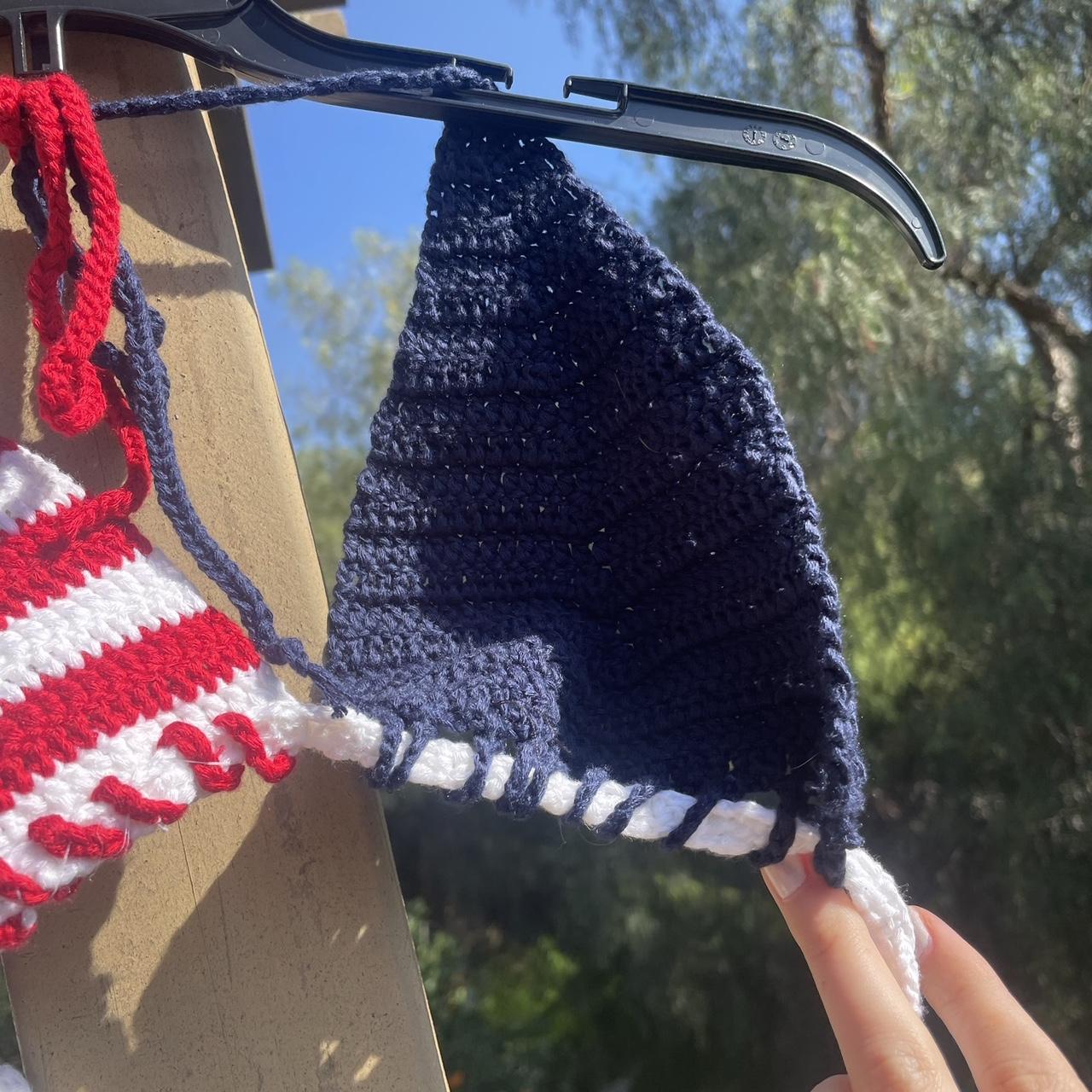 Source Unknown Women's Crop top - Red/White - S –… - image 3