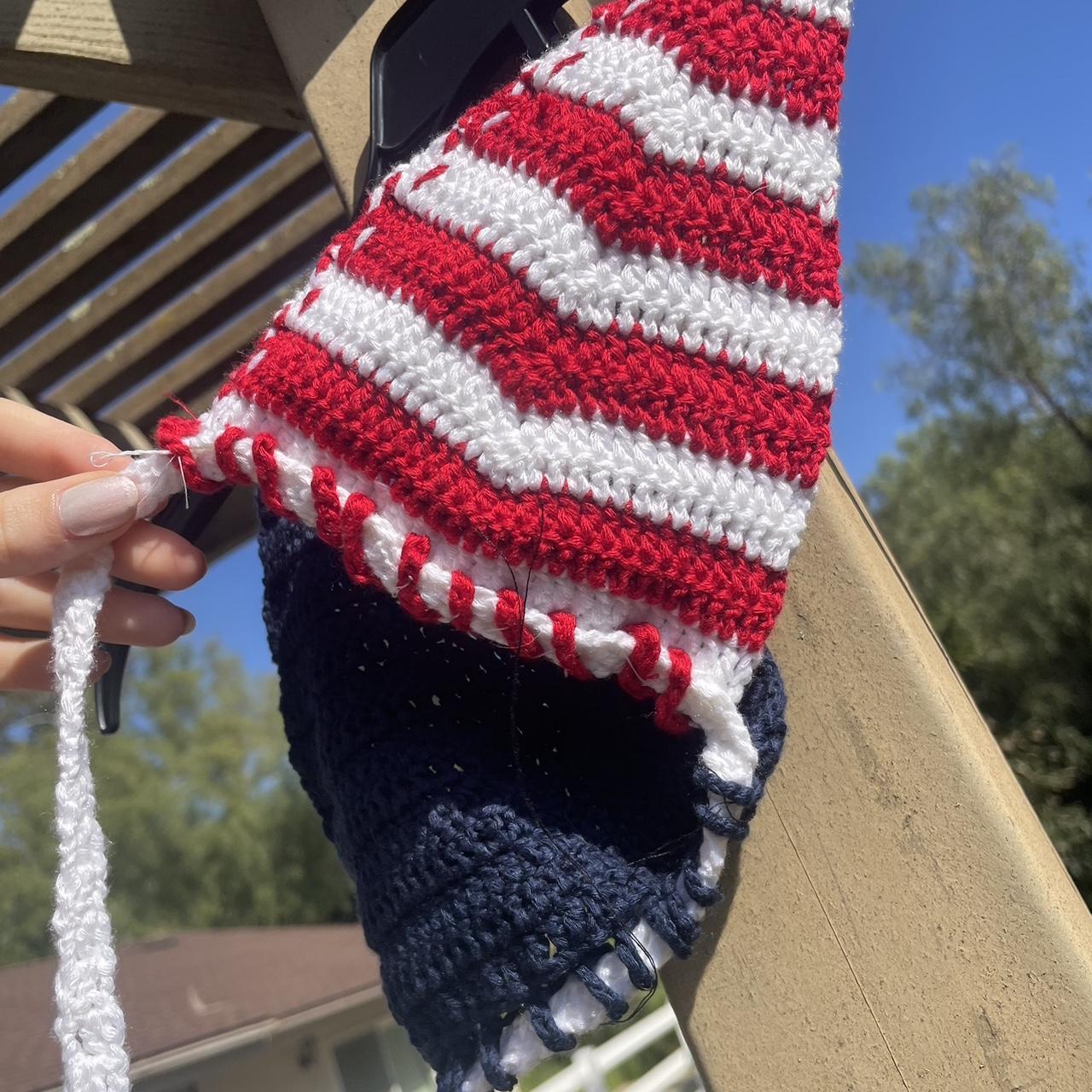 Source Unknown Women's Crop top - Red/White - S –… - image 4