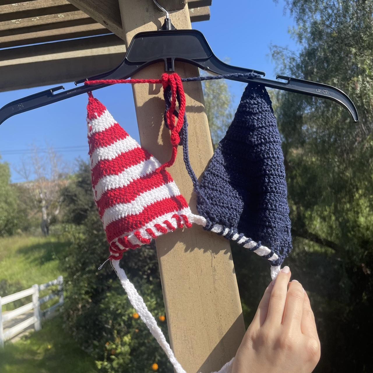 Source Unknown Women's Crop top - Red/White - S –… - image 5